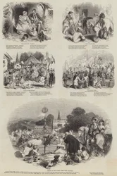 Frühlingsleben in Stadt und Land